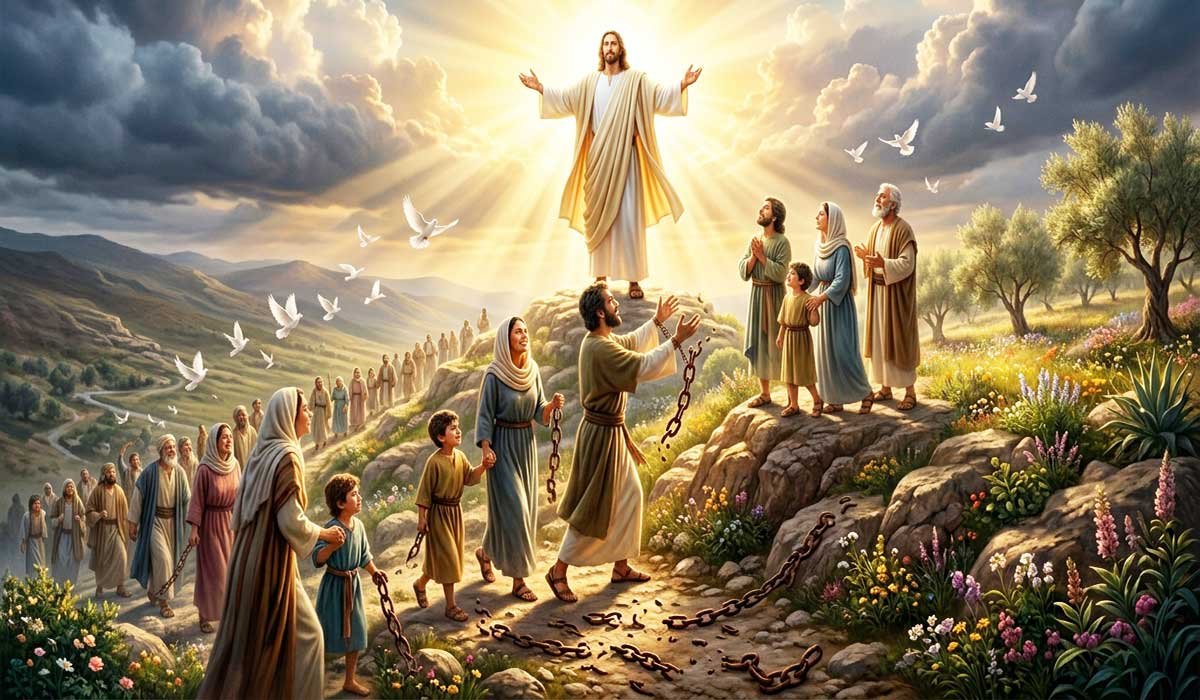 JesusCristo libertando pessoas